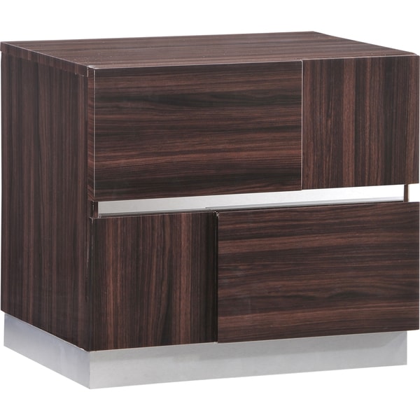 Wood Grain 2 drawer Tribeca Nightstand