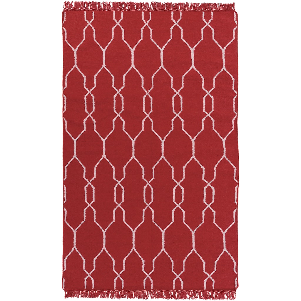 Hand-Woven Terrell Lattice Pattern Indoor/Outdoor Area Rug (9' x 13')