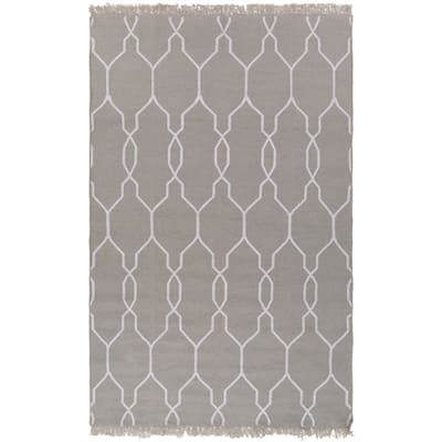 Hand-Woven Terrell Lattice Pattern Indoor/Outdoor Area Rug (9' x 13')