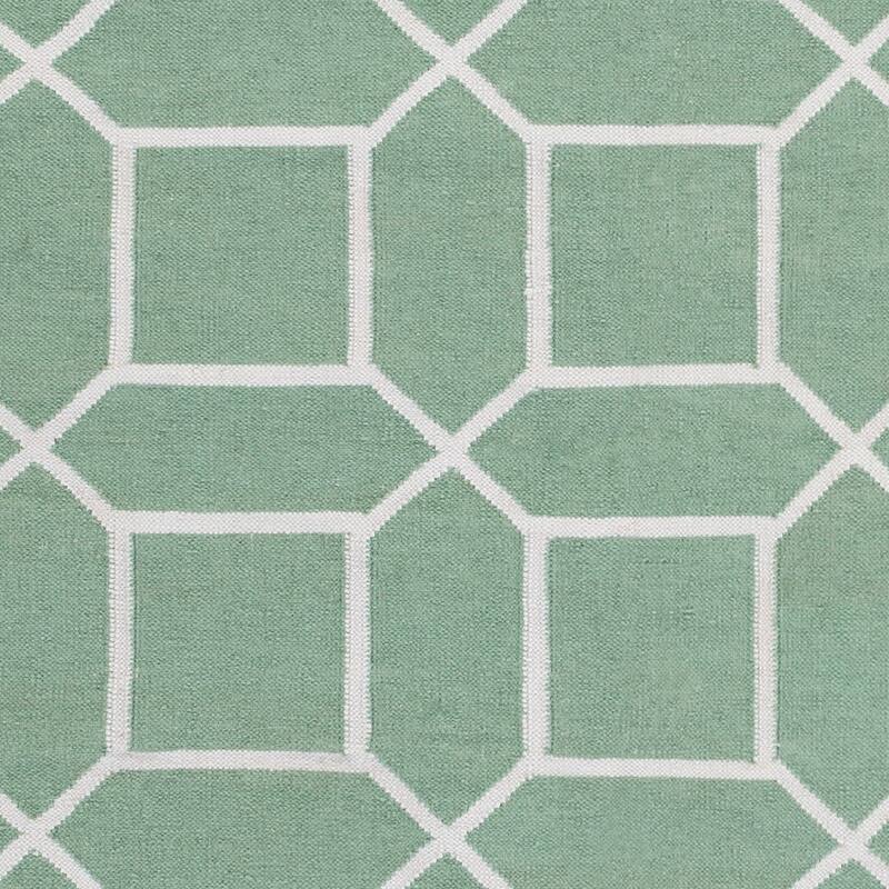 Hand-Woven Rodolfo Geometric Pattern Indoor/Outdoor Area Rug