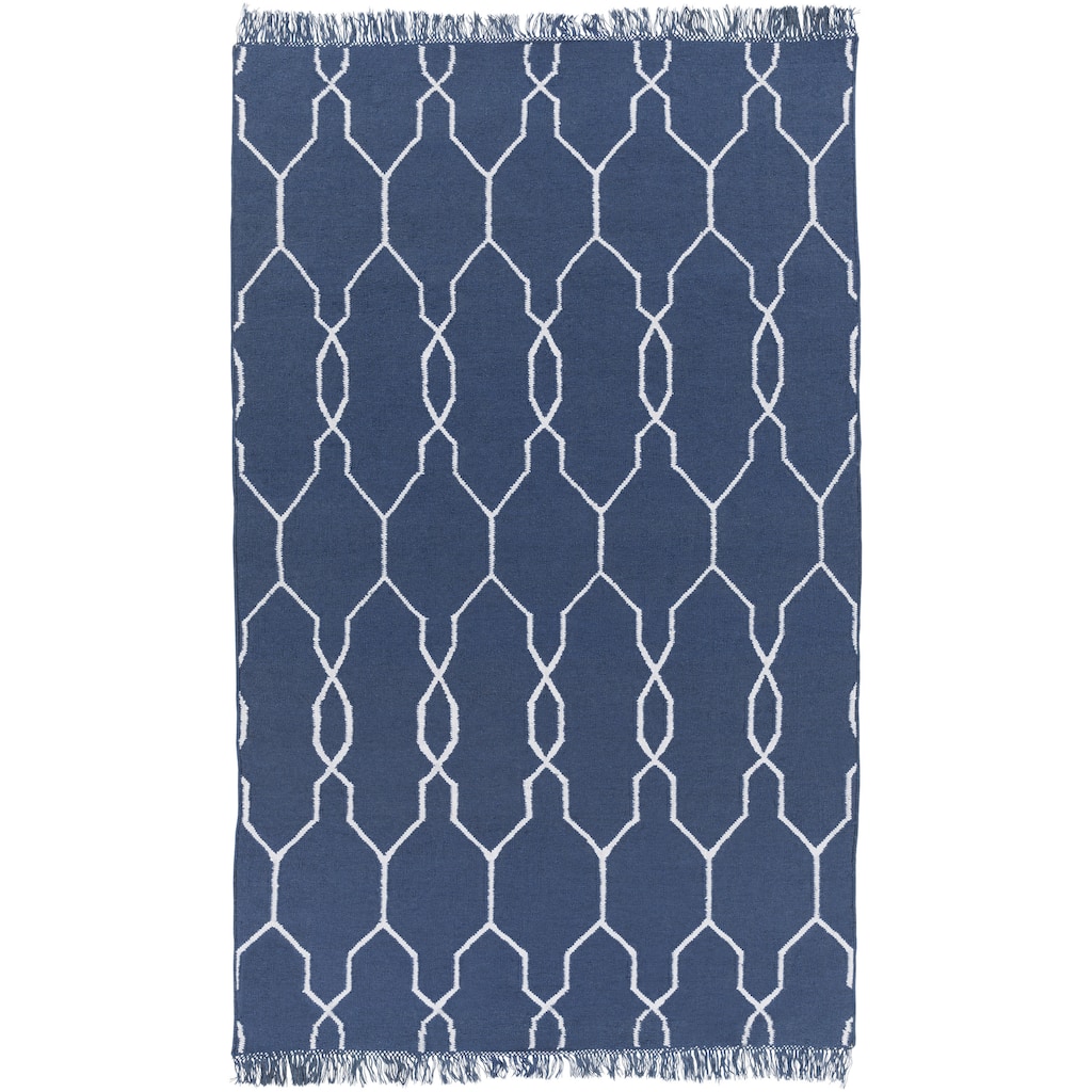 Hand-Woven Terrell Lattice Pattern Indoor/Outdoor Area Rug