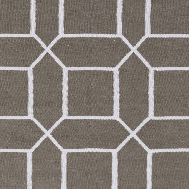Hand-Woven Rodolfo Geometric Pattern Indoor/Outdoor Area Rug