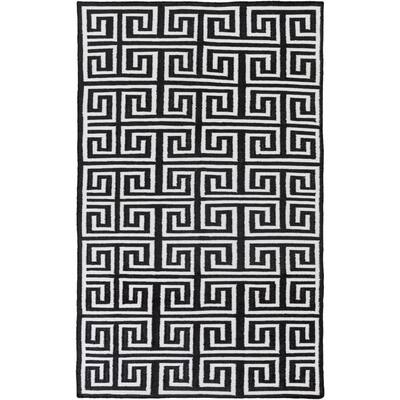 Hand-Woven Solomon Geometric Pattern Indoor/Outdoor Area Rug