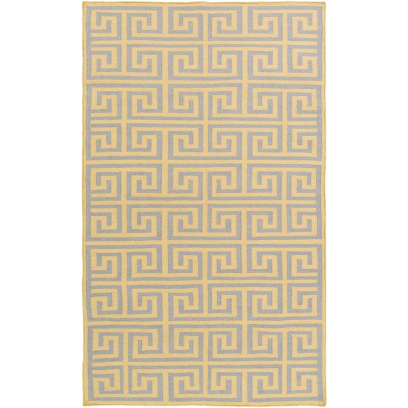 Hand-Woven Solomon Geometric Pattern Indoor/Outdoor Area Rug
