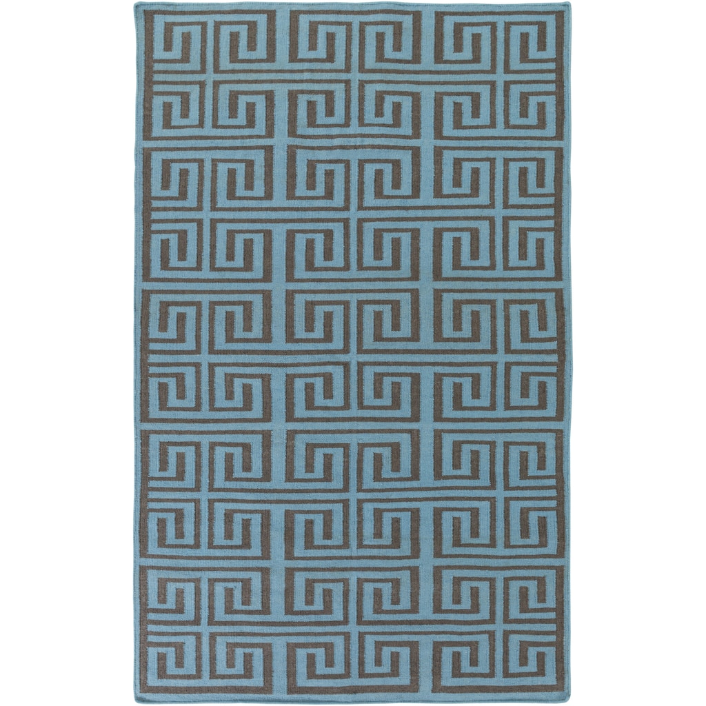 Hand-Woven Solomon Geometric Pattern Indoor/Outdoor Area Rug