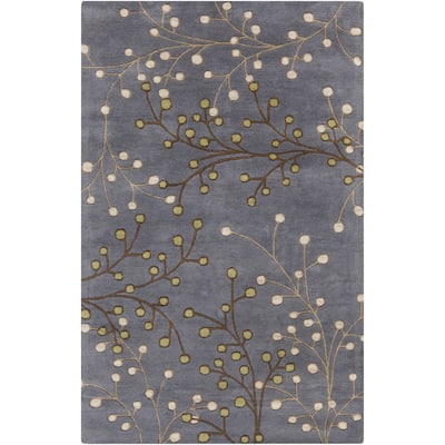 Sakura Handmade Transitional Floral Wool Area Rug