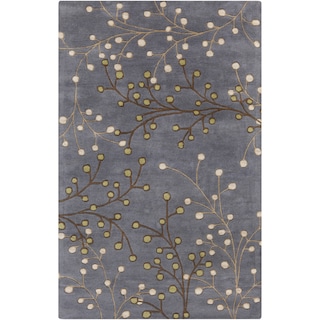Sakura Handmade Transitional Floral Wool Area Rug