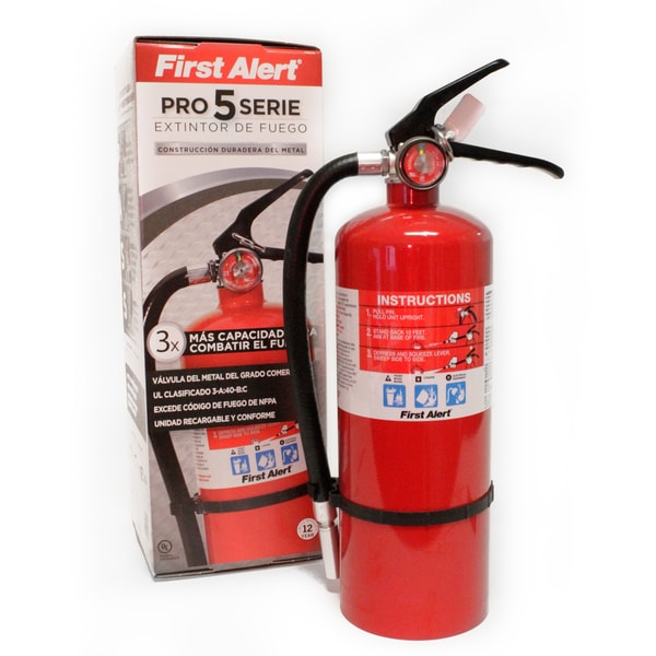 First Alert 5-pound Heavy-duty Plus Home/ Office Fire Extinguisher ...