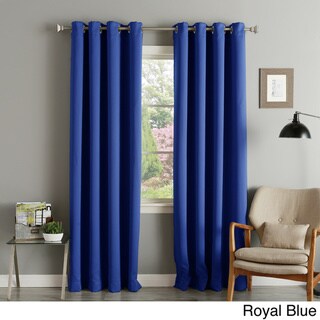 Aurora Home Silver Thermal Blackout Panel Pair