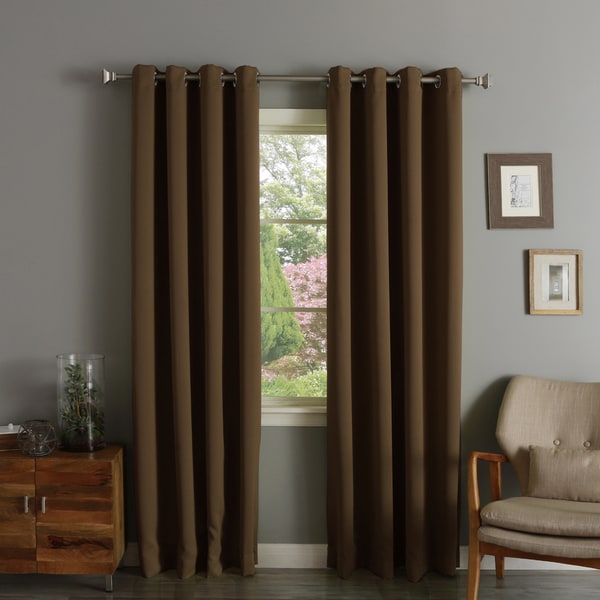 Aurora Home Thermal Insulated 108-inch Blackout Curtain
