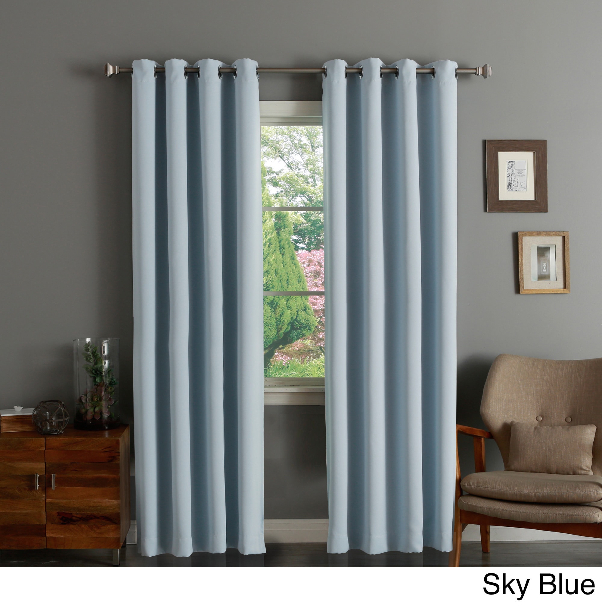 96 inch grommet blackout curtains