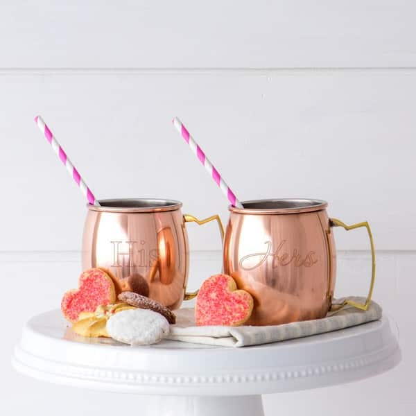 The Moscow Mule Copper Mug Gift Set (Set of 2)