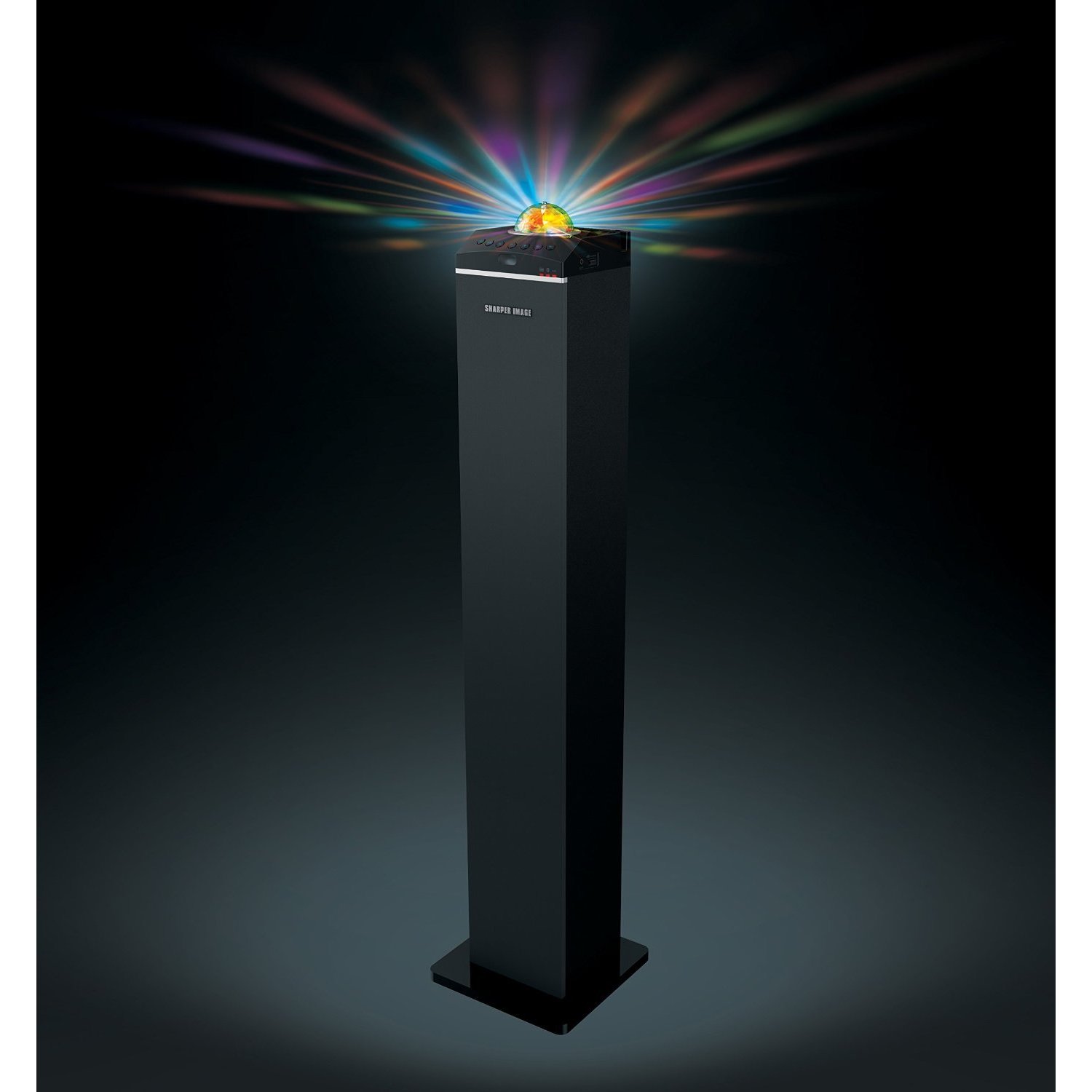sharper image led tower speaker