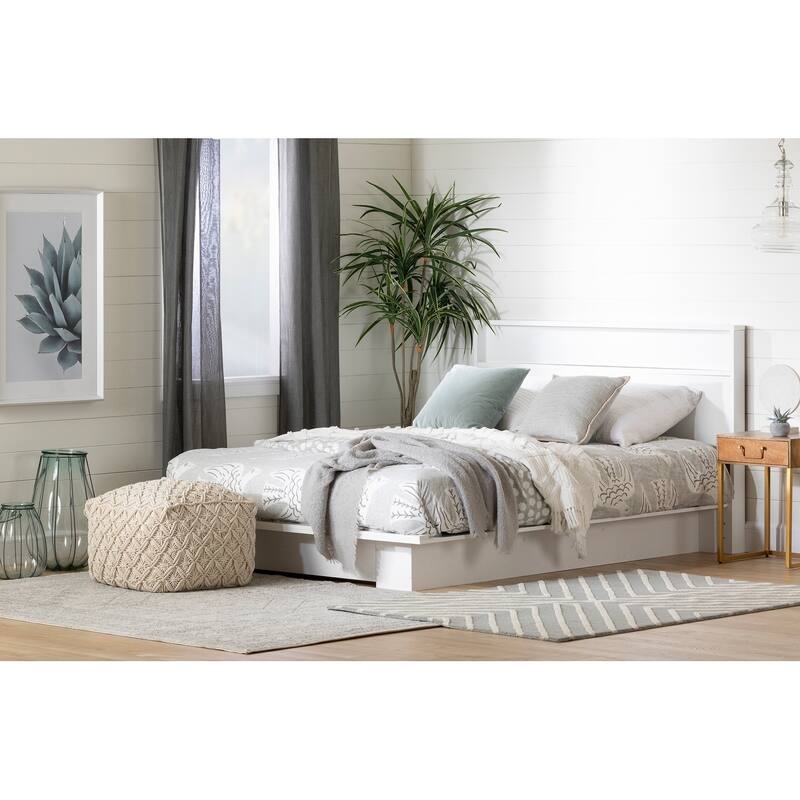 South Shore Holland Platform Bed with drawer