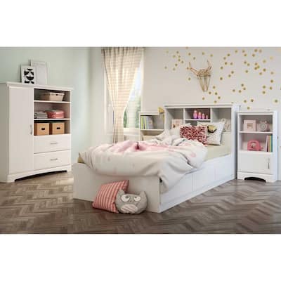 South Shore Vito Mates Bed with 3 Drawers