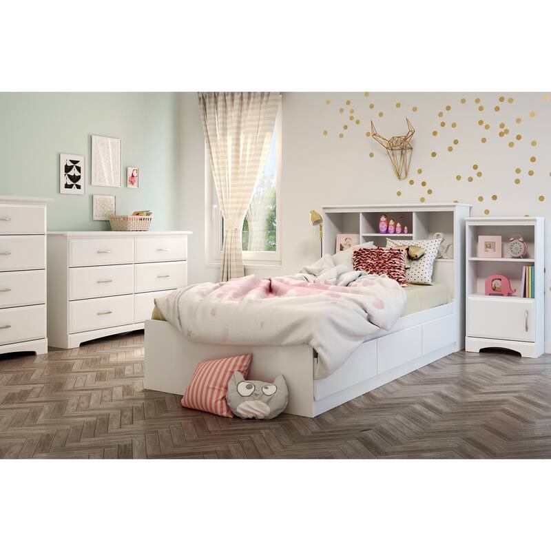 South Shore Vito Mates Bed with 3 Drawers