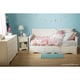 preview thumbnail 9 of 8, South Shore Summer Breeze Twin Daybed with Storage White Wash