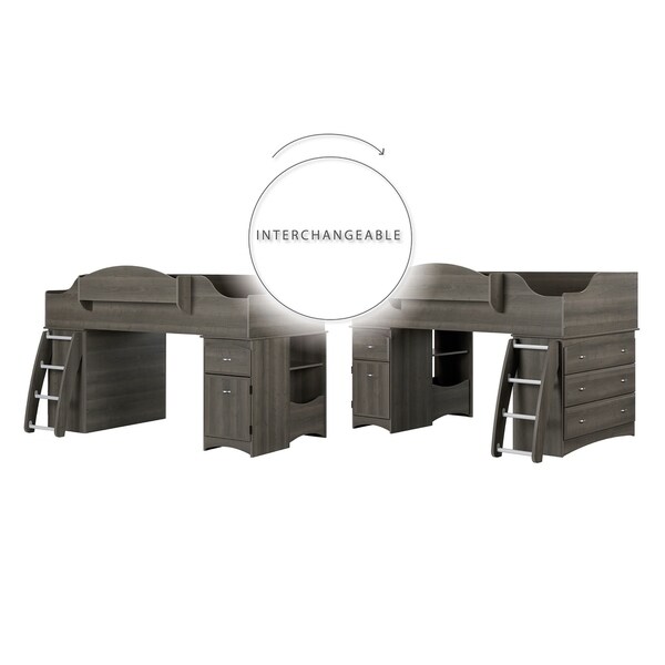 south shore imagine twin loft bed