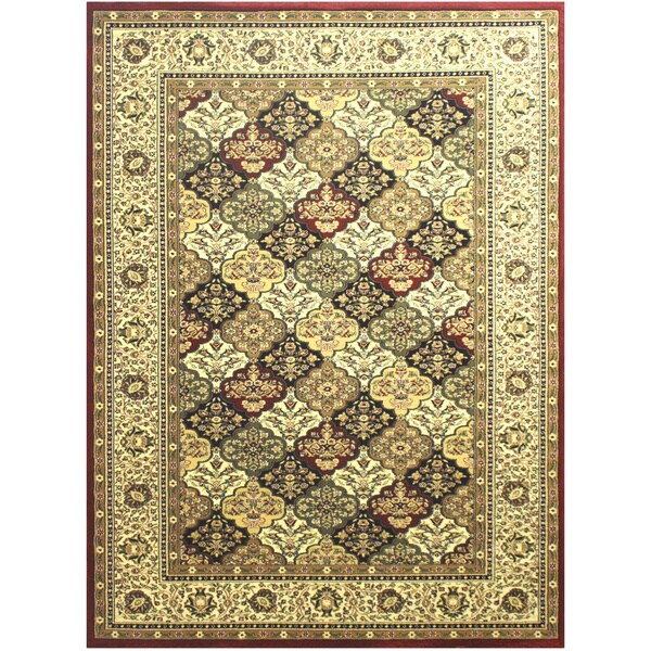 LYKE Home McKayla Multicolor Oriental Area Rug (7' x 10')