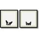 preview thumbnail 1 of 1, Framed Art Print 'Loyalty and Curiosity - set of 2' by Jon Bertelli 20 x 20-inch Each