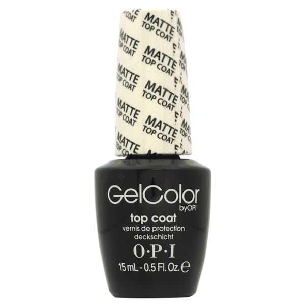 Matte Top Coat Nail Polish shop opi gelcolor matte top coat soak off gel lacquer free shipping on orders over 45 overstock 10007833