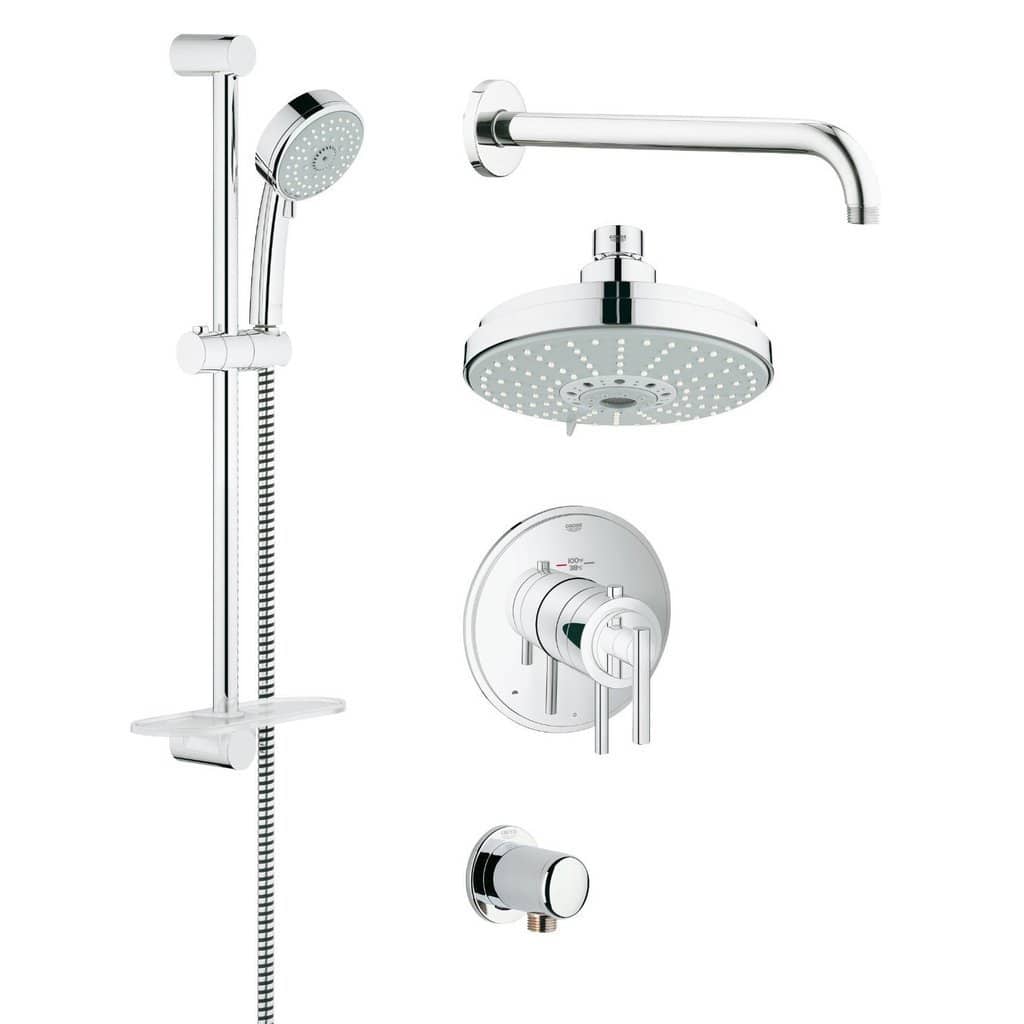 Grohe GrohFlex Shower Set Thermostat Valve, StarLight Chrome (35056000)