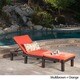 Jamaica Outdoor Chaise Lounge with Cushion by Christopher Knight Home - Thumbnail 1