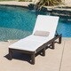 Jamaica Outdoor Chaise Lounge with Cushion by Christopher Knight Home - Thumbnail 0