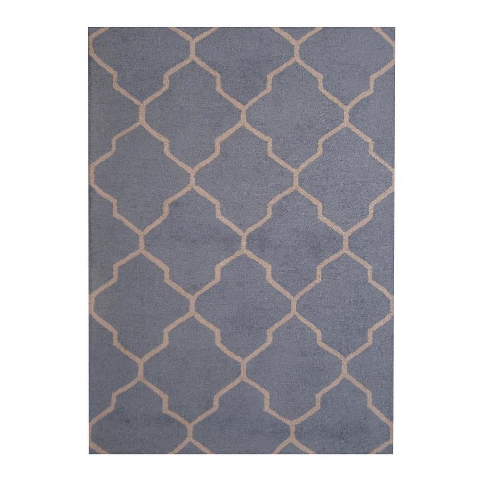 HERAT ORIENTAL 5 x 7' Handmade Trellis Design Wool Rug - 5' x 7'