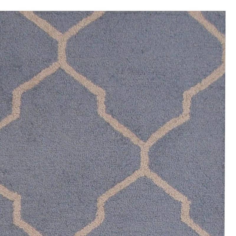 HERAT ORIENTAL 5 x 7' Handmade Trellis Design Wool Rug - 5' x 7'