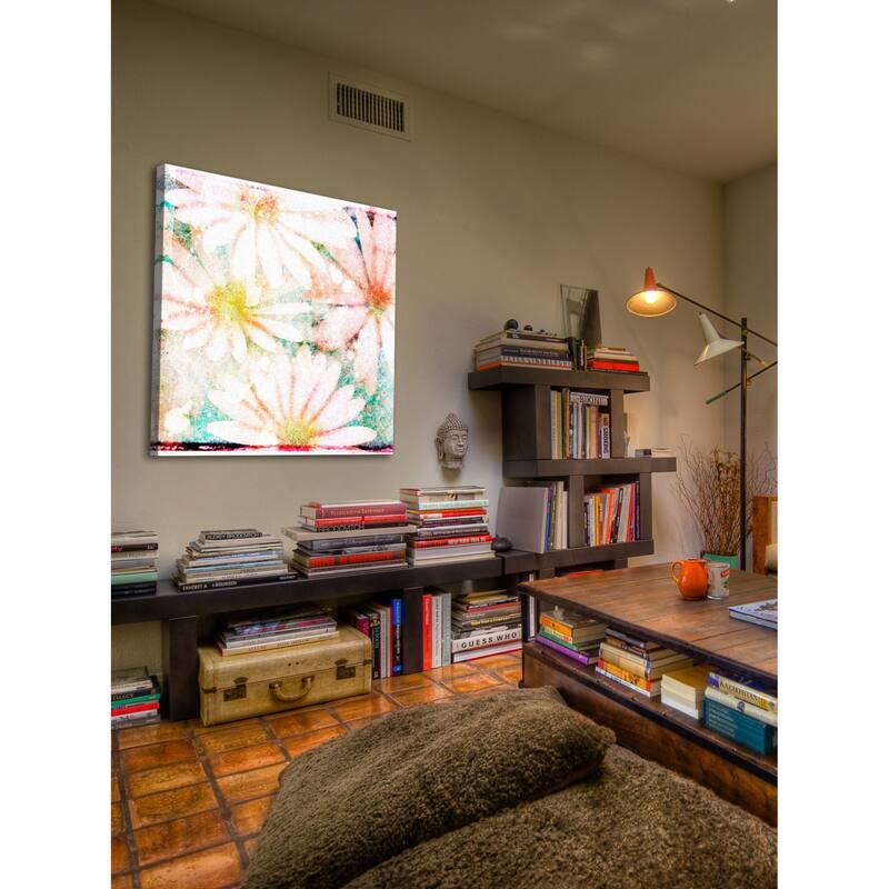 Marmont Hill Art Collective 'Daisies' Canvas art - Multi-Color