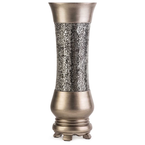 Shop Schonwerk Silver Decorative Vase Free Shipping Today Overstock