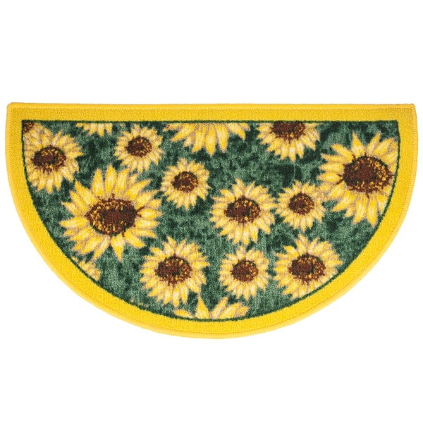 Shop Sunflower Slice 18 X 30 Inch Kitchen Rug Free Shipping On Orders   Sunflower Slice Kitchen Rug 16 X 26 F3cba951 Df8d 4690 Be2f 20208e612033 600 