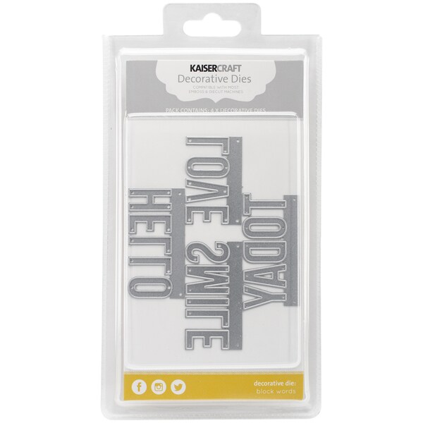 Kaisercraft DieOrnate Frame 3.5"X2.5" Free Shipping On Orders Over