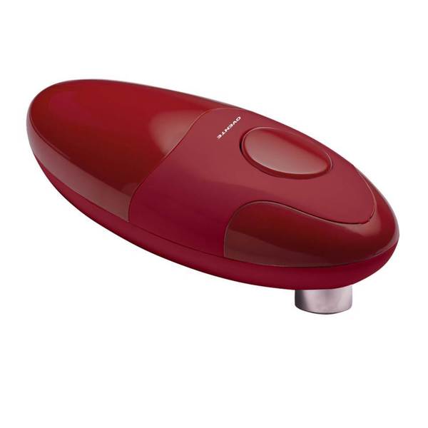 Ovente Electric Can Opener with One Touch Start Button, Maroon (CO36M)