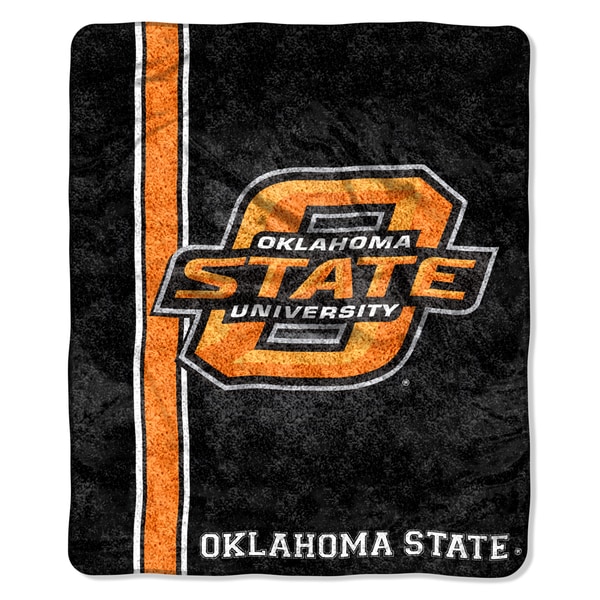 Oklahoma State Sherpa Throw Blanket