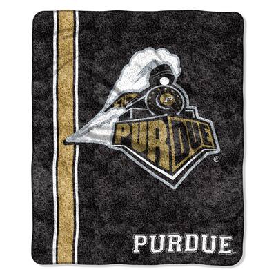 Purdue Sherpa Throw Blanket