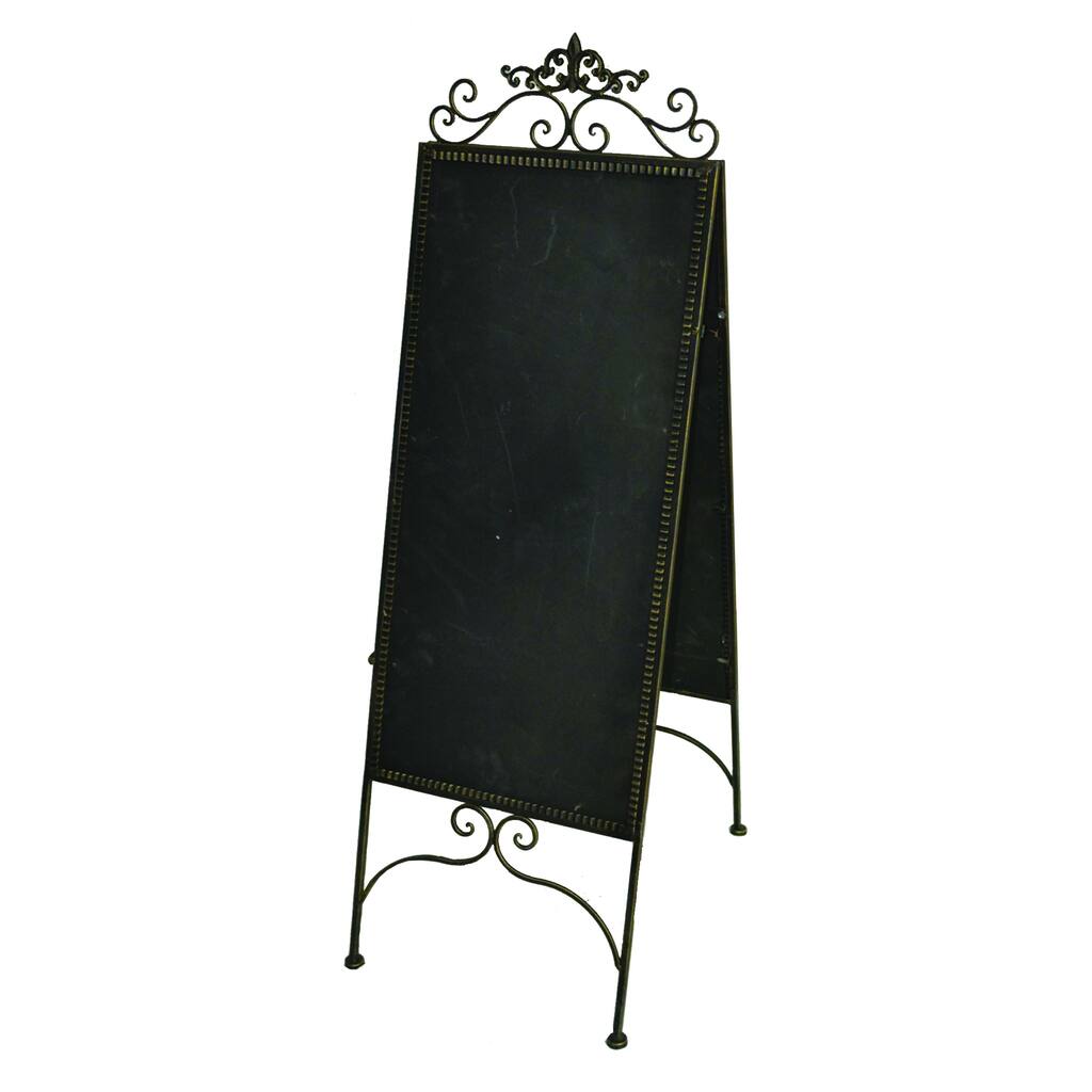 Free Standing Black Memo Board - Overstock - 10011703