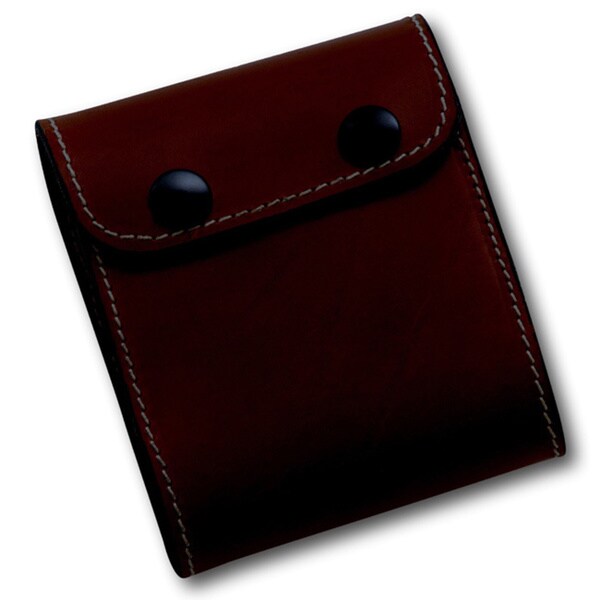Grizzly Leather Rifle Cartridge Wallet, Dark Brown