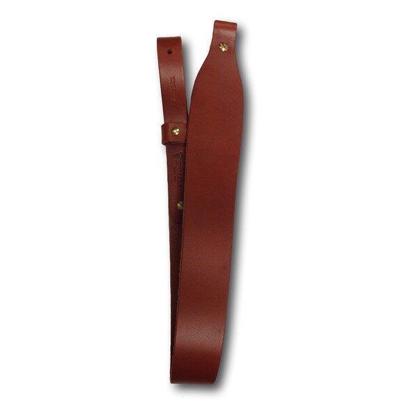 Grizzly Heavy Weight Leather Cobra Rifle Sling, Dark Brown