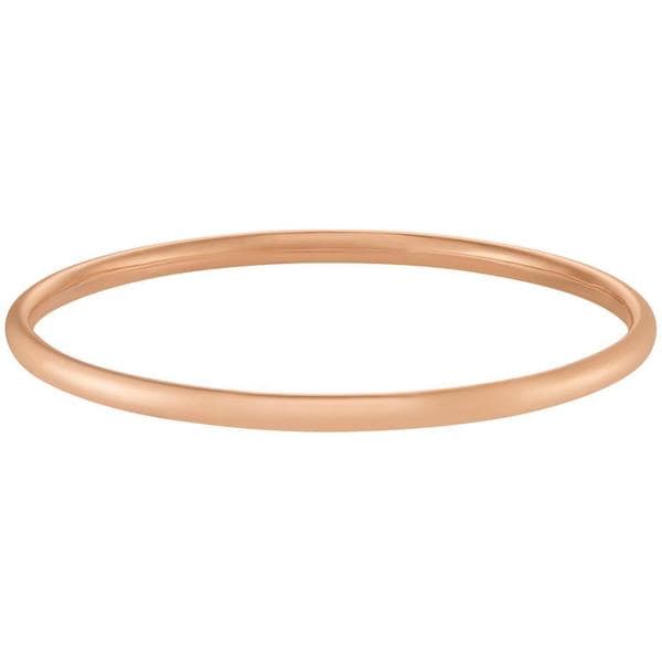 Shop Forever Last 14k Rose Gold Polished Bangle Bracelet Free