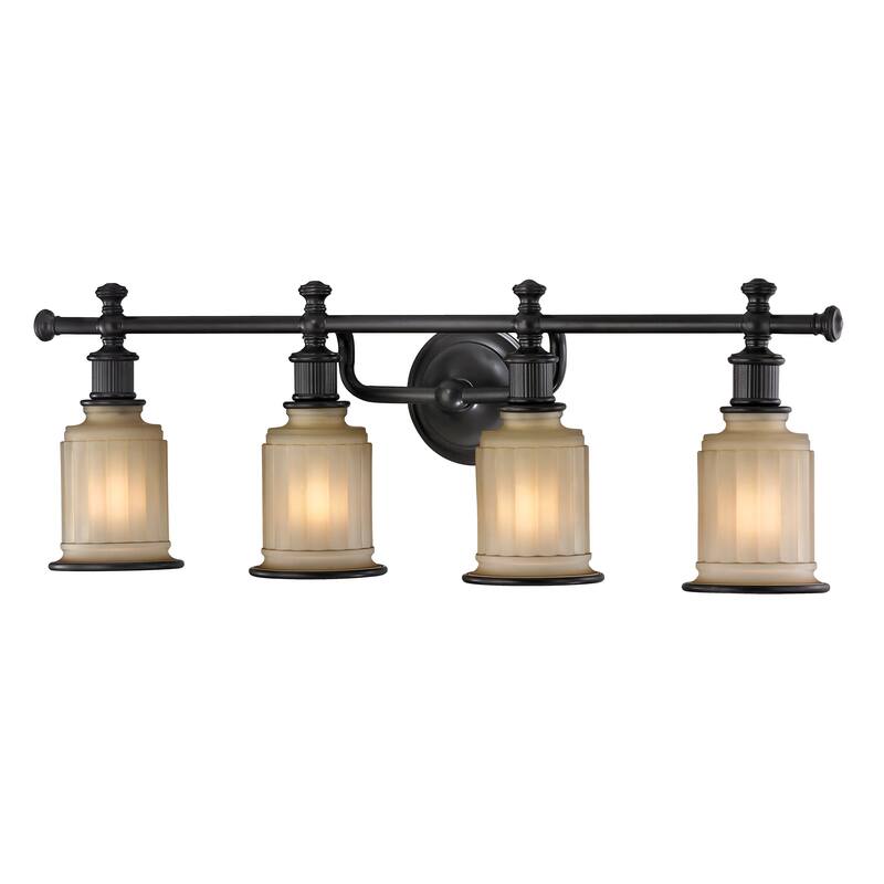Elk Home Acadia Oiled Bronze With Opal Glass Vanity Light - 4 light