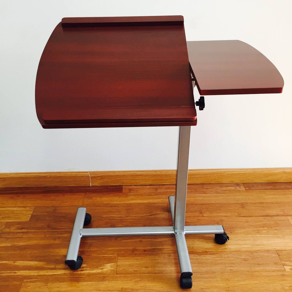 Premium Wood Laptop Adjustable Desk Stand - Cherry