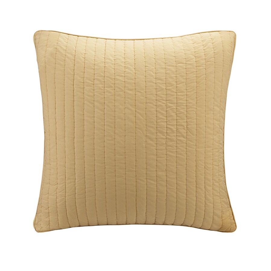 yellow euro sham