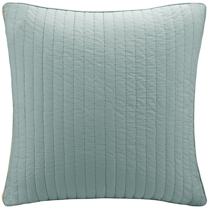 Carbon Loft Dickson Seafoam Quilted Cotton Euro Sham With Hidden Zipper Closure On Sale Overstock 10013264