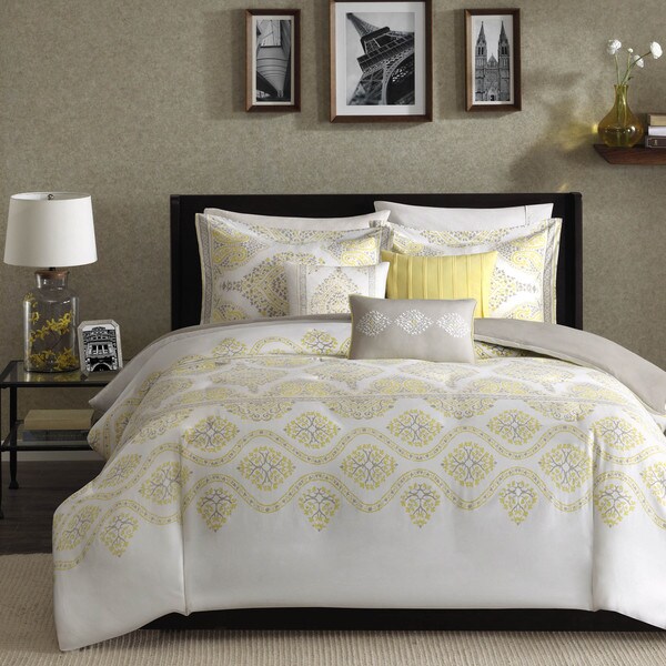 Madison Park Jalisco 6-Piece Cotton Duvet Cover Set