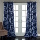 preview thumbnail 2 of 1, Lush Decor Adrianne Room Darkening 84-Inch Curtain Panel Pair - 52"W x 84"L