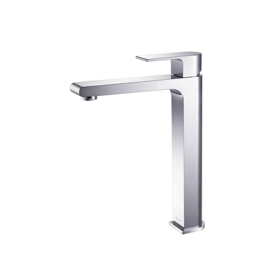 Rivuss Danube Chrome Solid Brass Single-lever Bathroom Vessel Sink Faucet