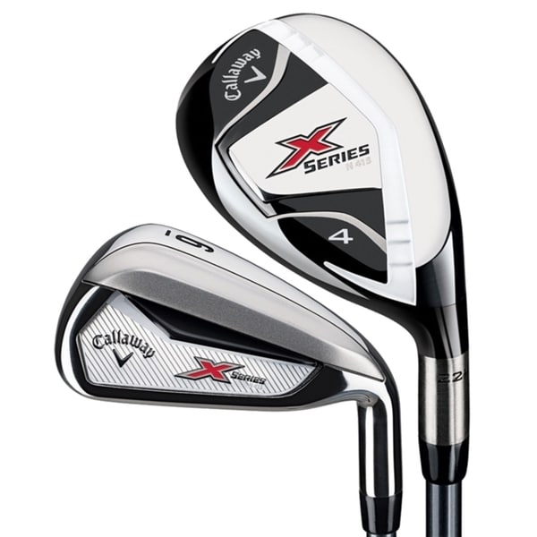 Shop Callaway Men's XSeries N415 Hybrid Irons Set, Graphite/Steel