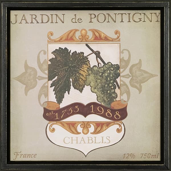 Vintage Wine Label Framed Art Print I Bed Bath & Beyond 10014302